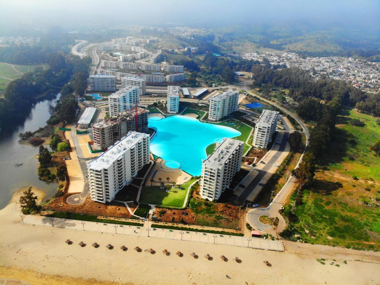 Papudo Laguna Vista Al Mar Y Piscina Екстер'єр фото